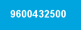 9600432500 9600432500