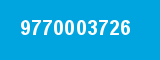 9770003726 9770003726