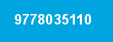 9778035110 9778035110