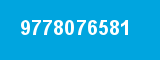 9778076581 9778076581