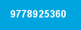 9778925360 9778925360