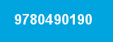 9780490190 9780490190