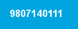 9807140111 9807140111