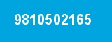 9810502165 9810502165