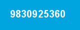 9830925360 9830925360