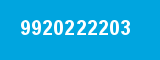 9920222203 9920222203